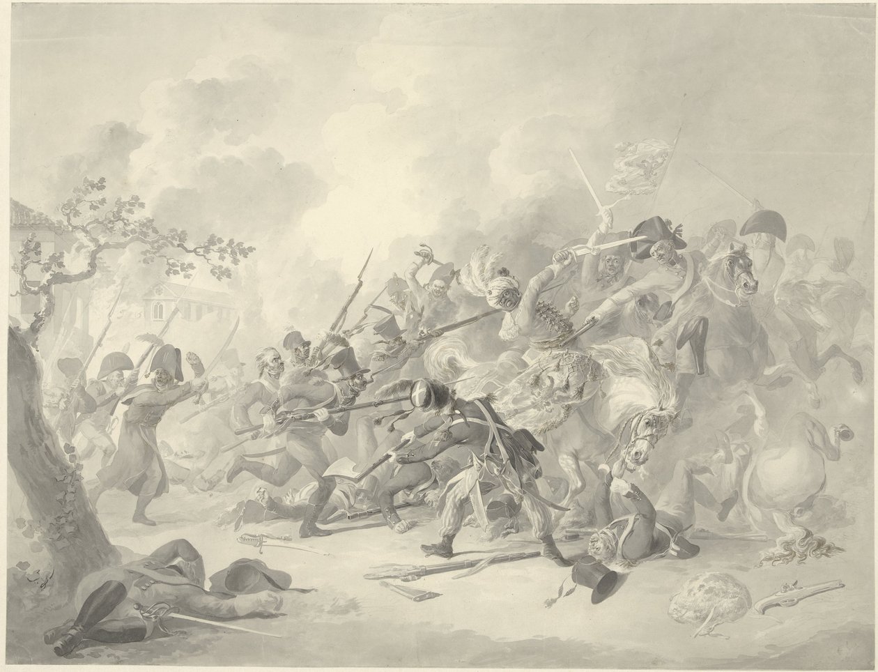 Slåss i en by av Dirk Langendijk