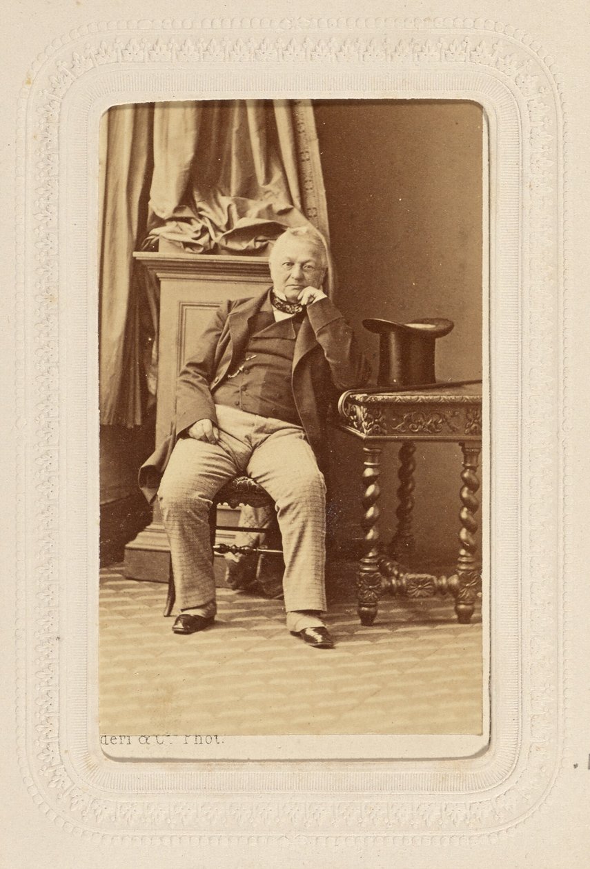M. [Louis Adolphe] Thiers (1797 - 1877) av Disdéri and Cie.