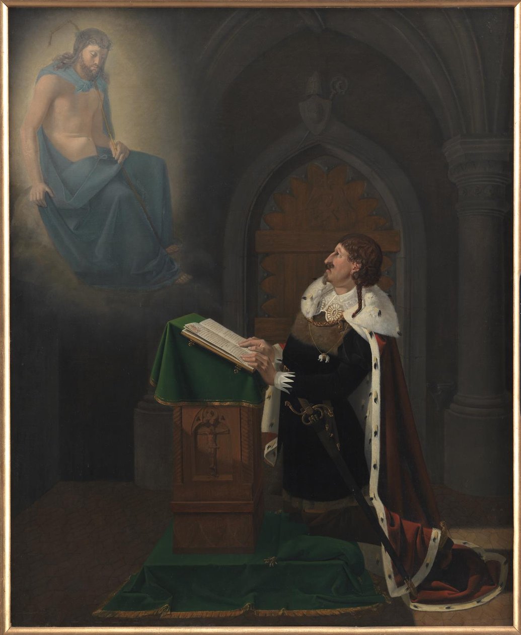 Christian IV:s vision på Rothenburgs slott av Ditlev Blunck