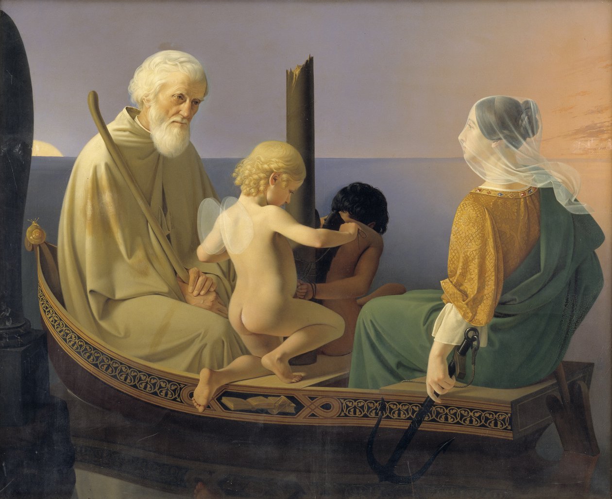Gammal ålder. Från serien: The Four Ages of Man av Ditlev Blunck