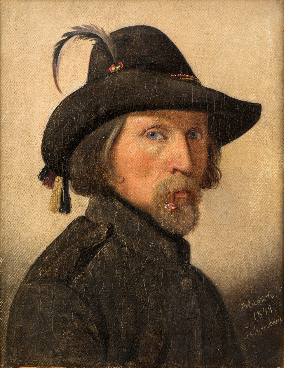 Självporträtt som legionär, 1848. av Ditlev Blunck