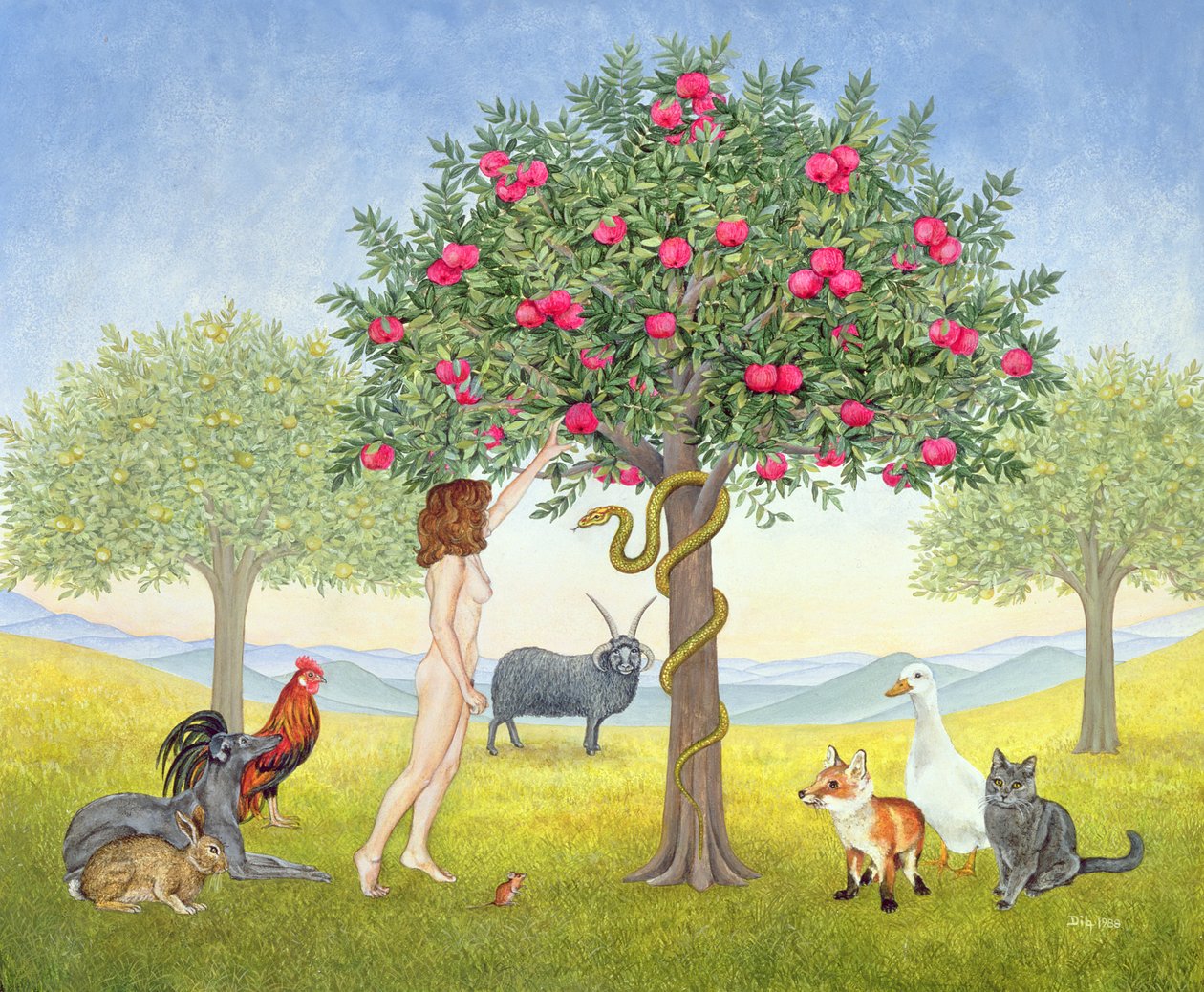 Ett äpple om dagen. Triptyk del ett av Ditz