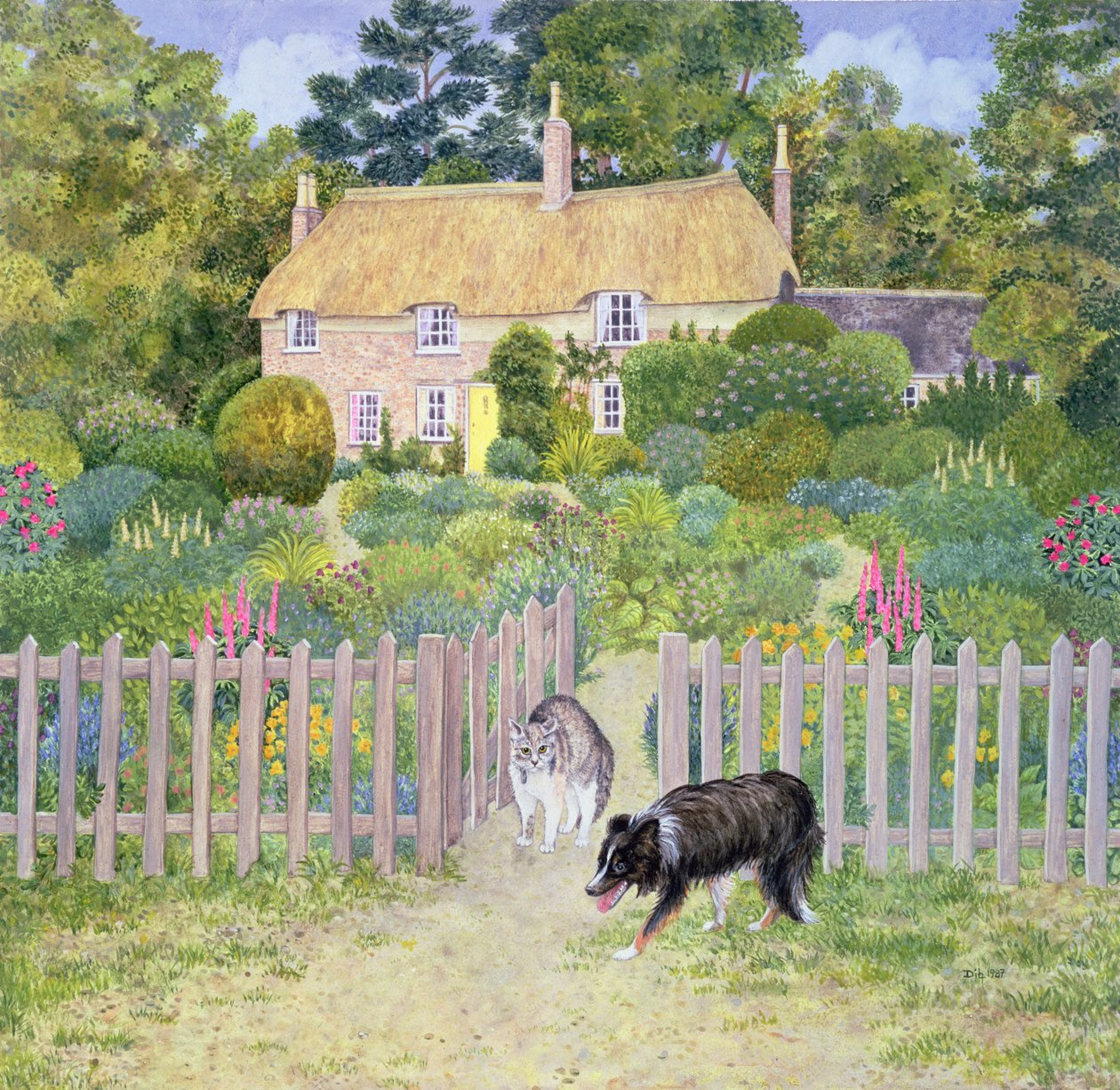 Bathshebas katt, från Far from the Madding Crowd, av Thomas Hardy, (kapitel 4) av Ditz