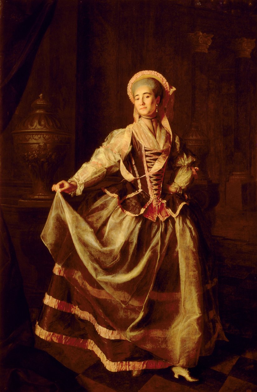 Porträtt av Alexandra Petrovna Liovshina (1757-82) 1775 av Dmitri Grigorievich Levitsky