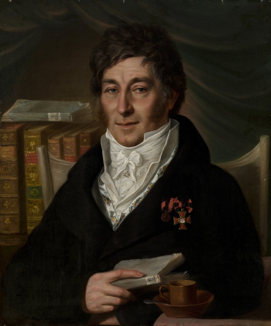 Porträtt av Alexander Stakhiev 1724-1796, 1818 av Dmitri Grigorievich Levitsky