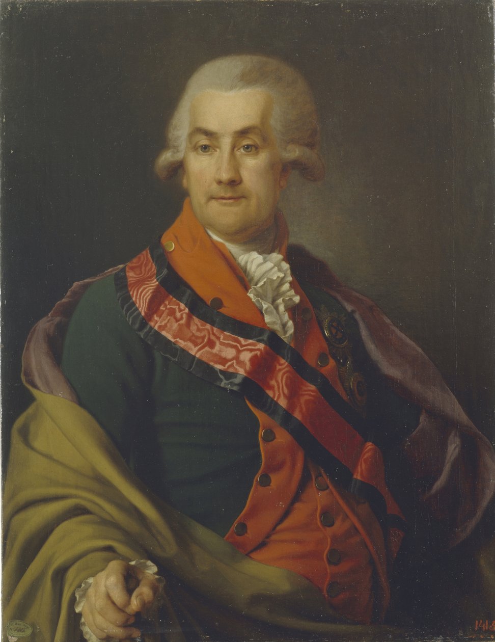 Porträtt av greve Otto Heinrich Igelström 1737-1817, 1790 av Dmitri Grigorievich Levitsky