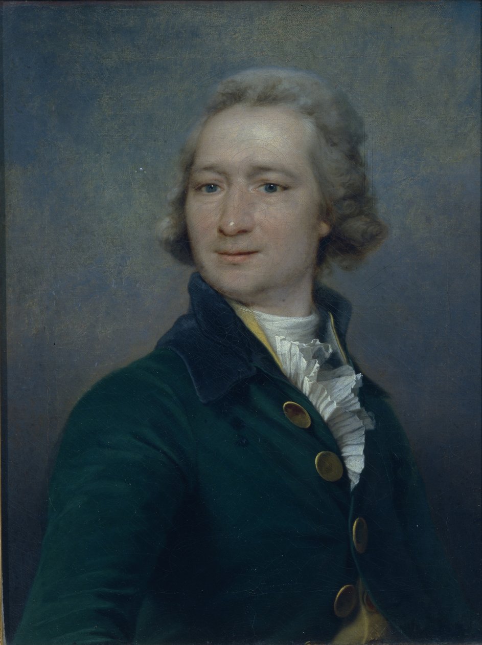 Porträtt av poeten Ivan Ivanovich Dmitriev 1760-1837 av Dmitri Grigorievich Levitsky