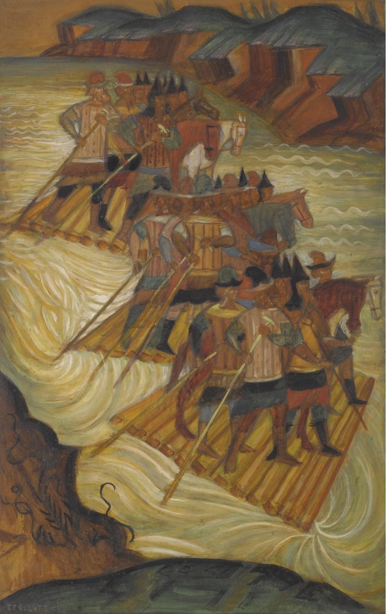 Korsar floden av Dmitri Semyonovich Stelletsky