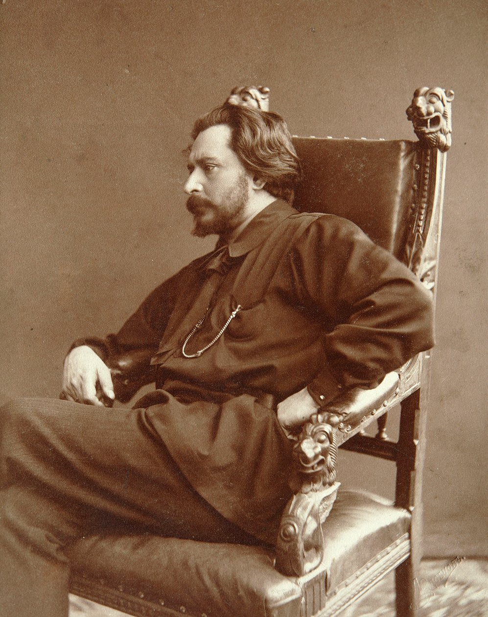 Leonid Andrejev, rysk författare, tidigt 1900-tal av Dmitri Spiridonovich Zdobnov