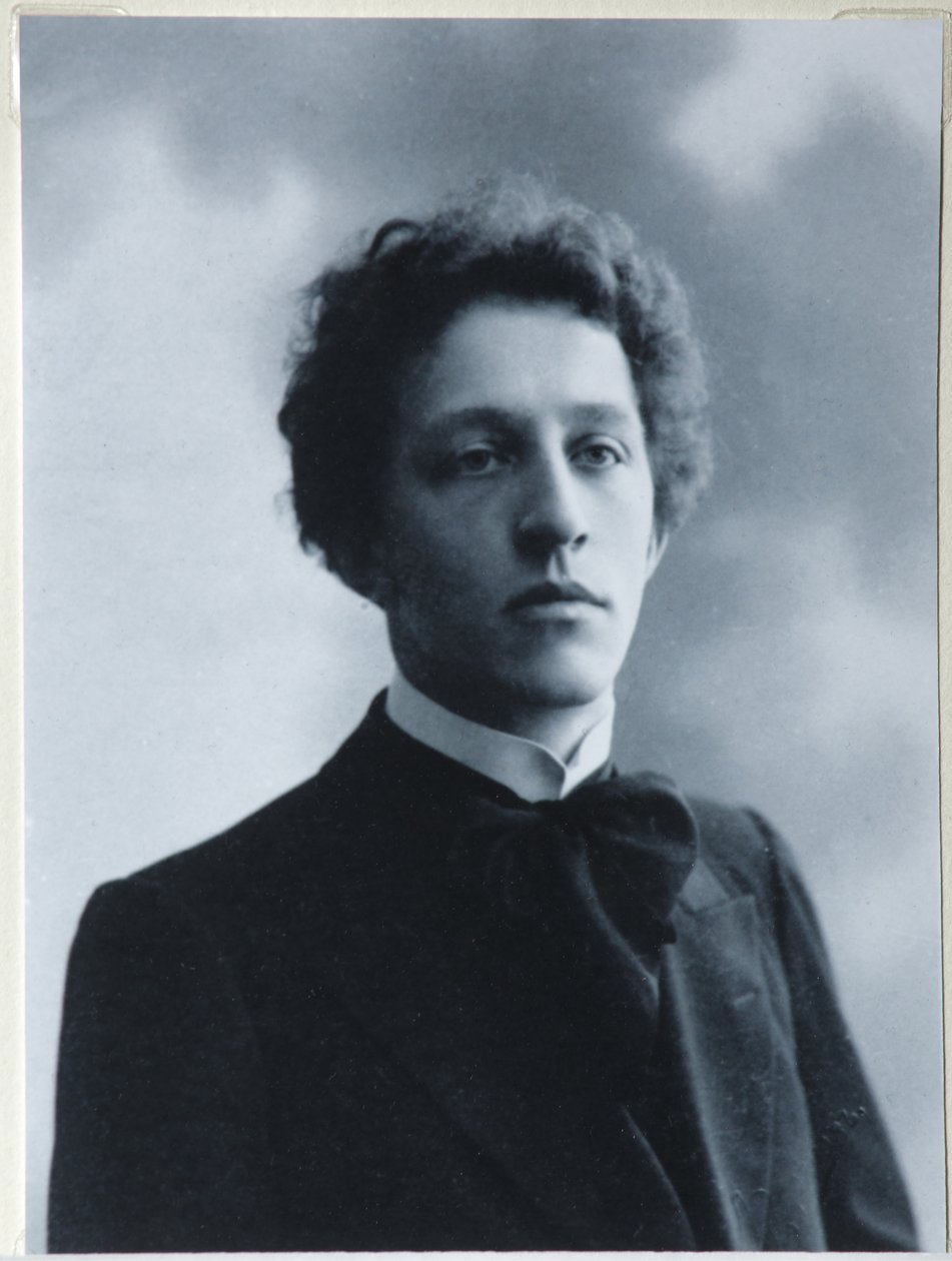 Porträtt av poeten Alexander Blok 1880-1921, 1907 av Dmitri Spiridonovich Zdobnov