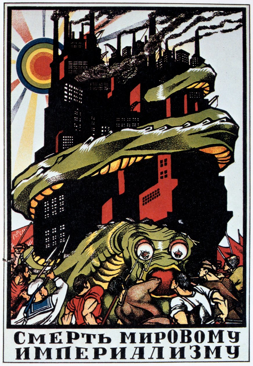 För världsimperialismens död, 1920 av Dmitriy Stakhievich Moor