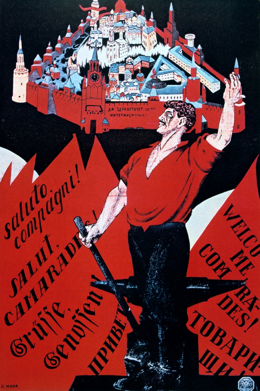 Länge leve Youth International, 1921. av Dmitriy Stakhievich Moor