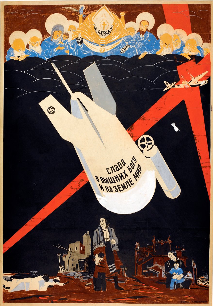 Ära vare Gud i det högsta och frid på jorden av Dmitry (1883 1946) Moor