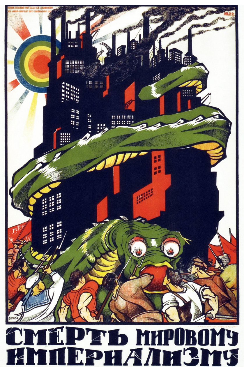 Kommunistisk propagandaaffisch av Dmitry  Moor