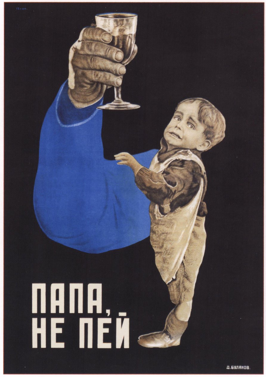 Pappa, drick inte, 1929 av Dmitry Anatolyevich Bulanov