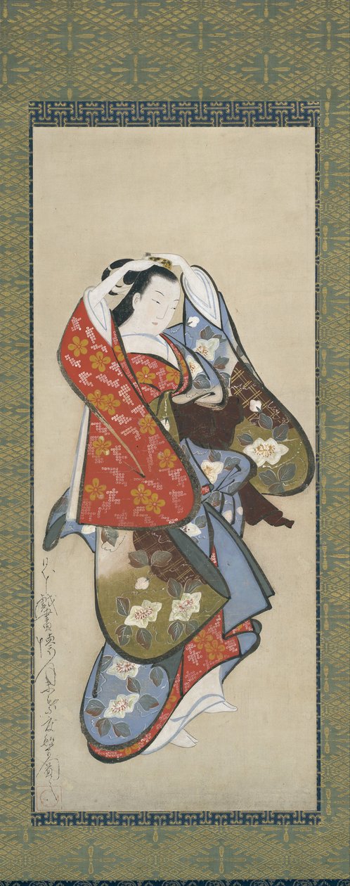 Vacker kvinna, 1700-talet. av Dohan Kaigetsudo