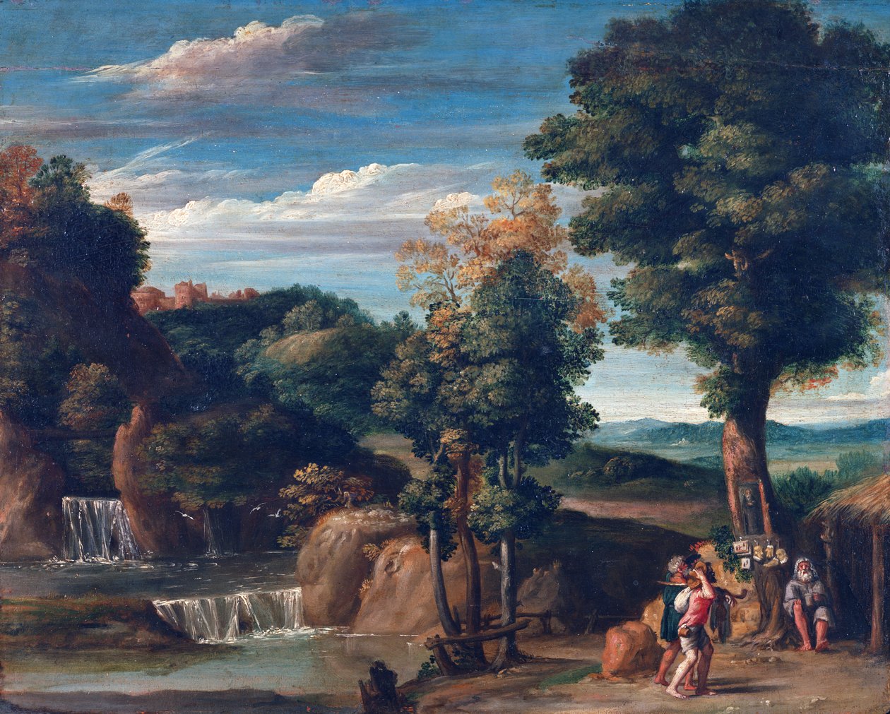 Landskap med en eremit av Domenichino