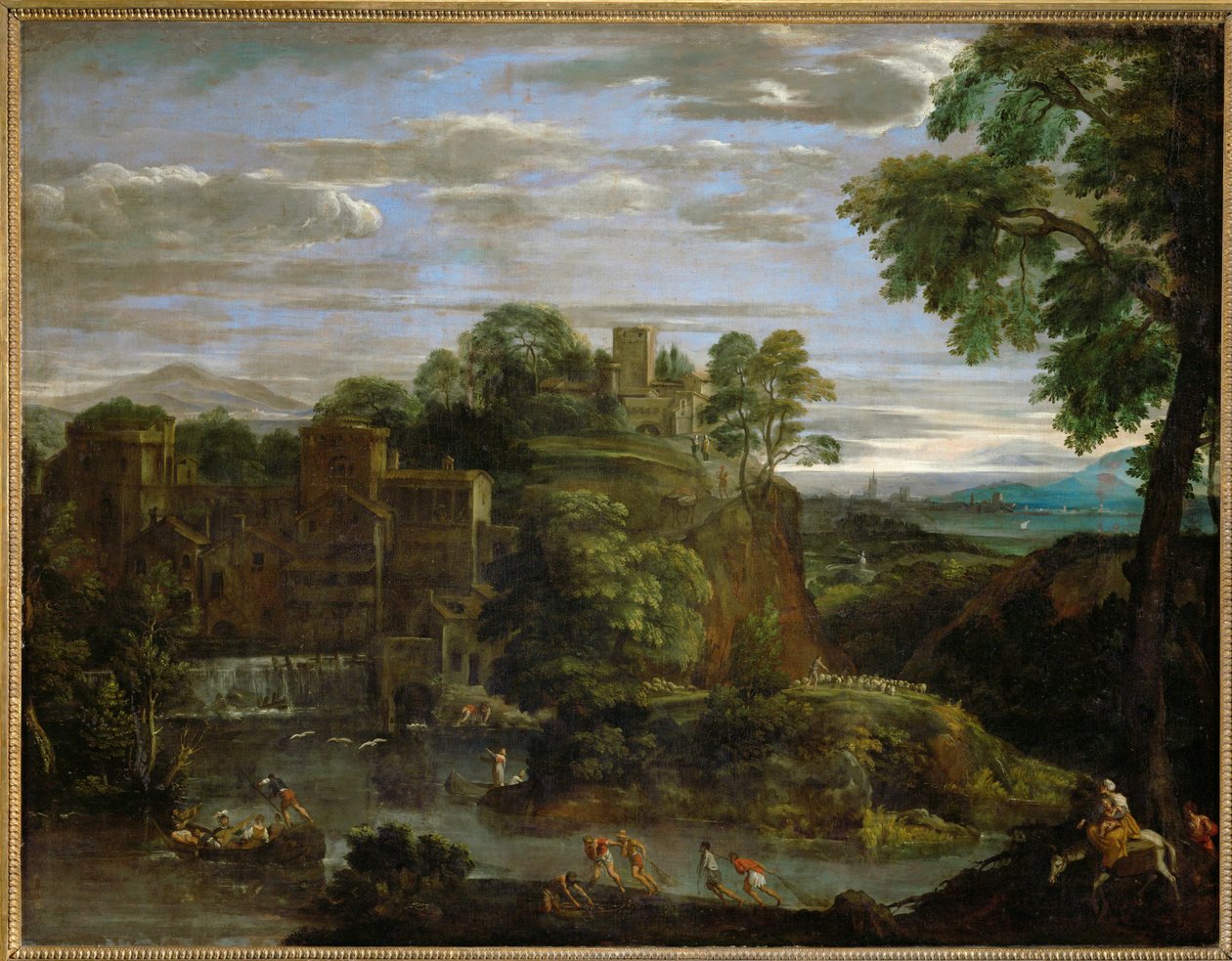 Flyg till Egypten... av Domenichino (1581 1641)