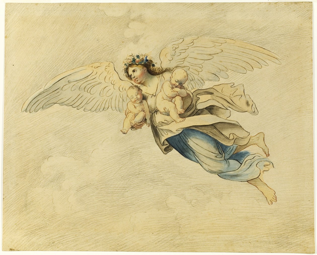 Natt som bär sömn och död av Domenichino