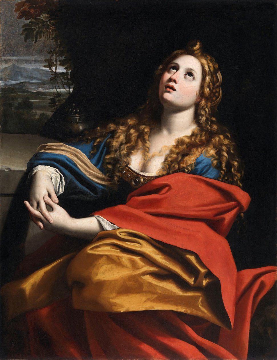 Heliga Maria Magdalena av Domenichino