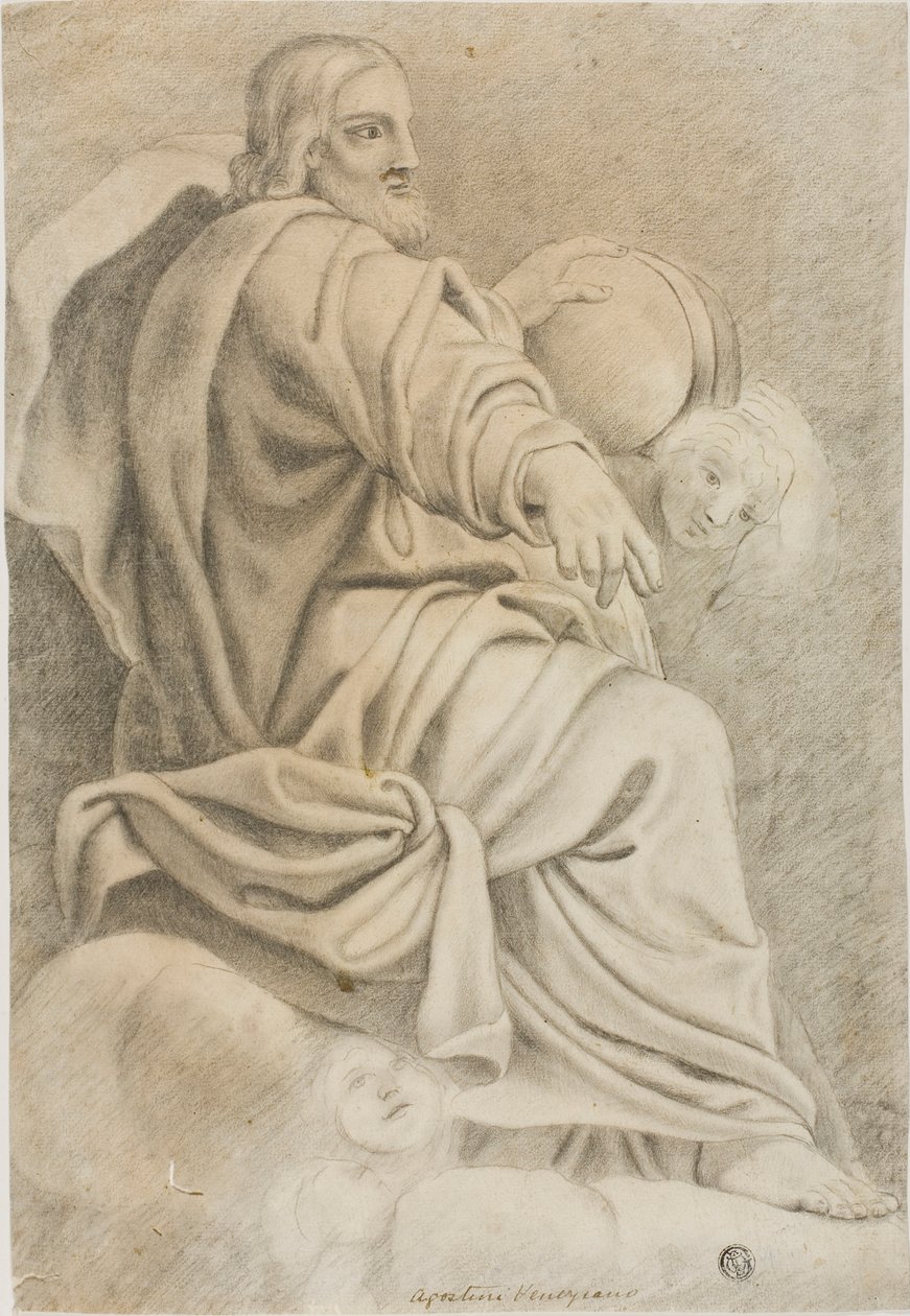 Sittande Kristus av Domenichino