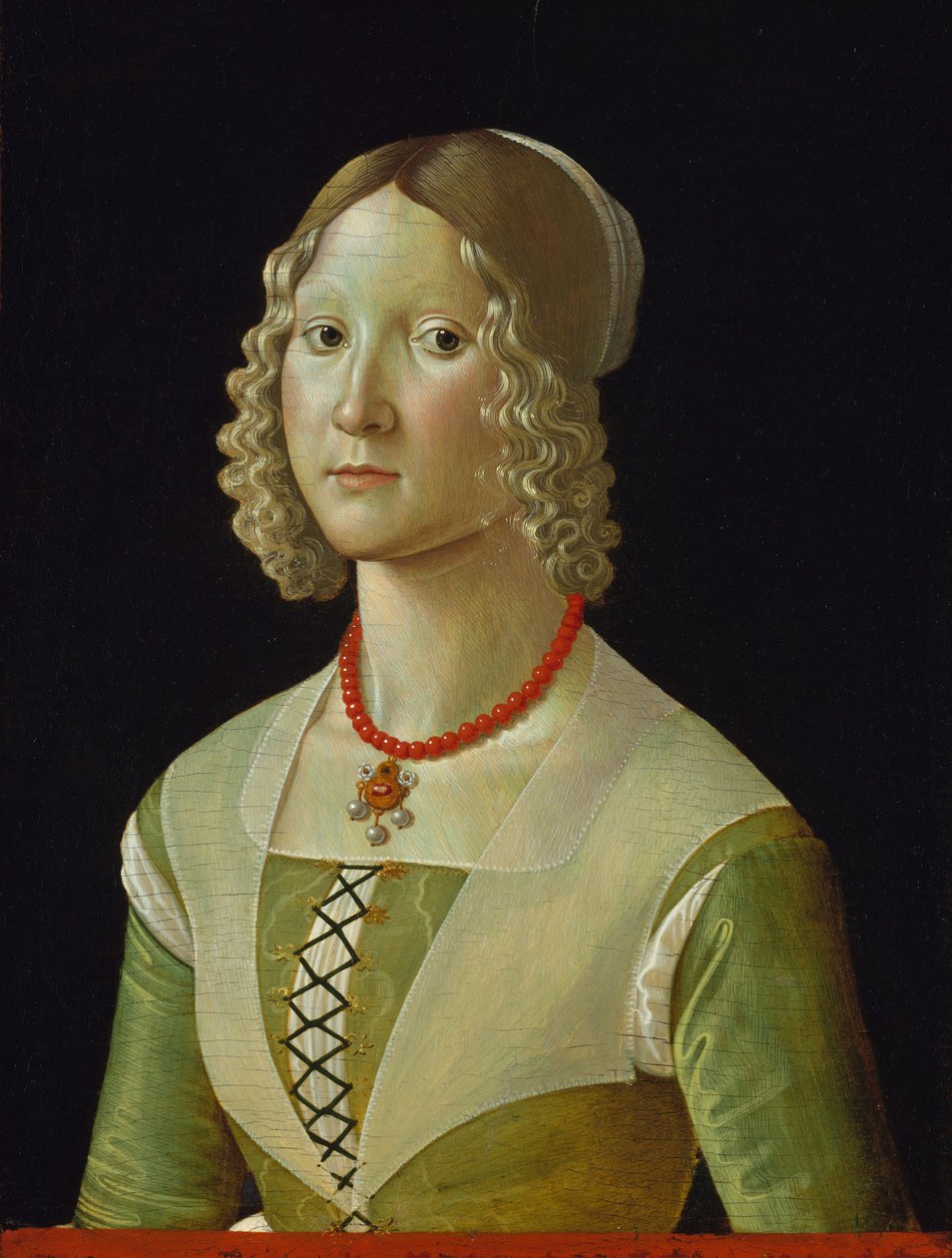 Selvaggia Sassetti (født 1470), ca. 1487-88 (tempera på træ) svenske av Domenico Ghirlandaio
