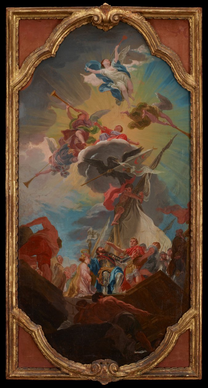 The Glorification of Andrea Doria, c.1750-68 av Domenico Corvi