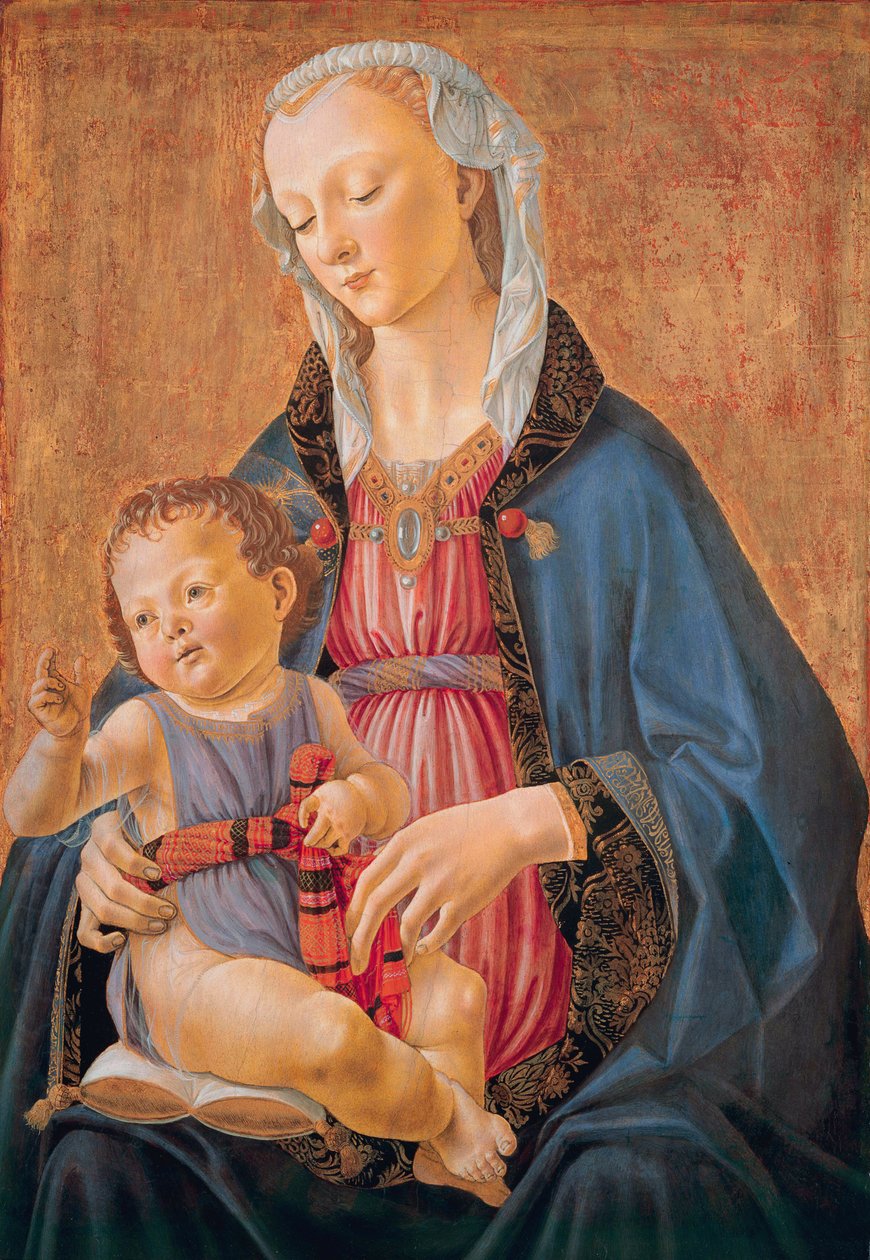 Ghirlandaio, madonna col bambino,  av Domenico Ghirlandaio