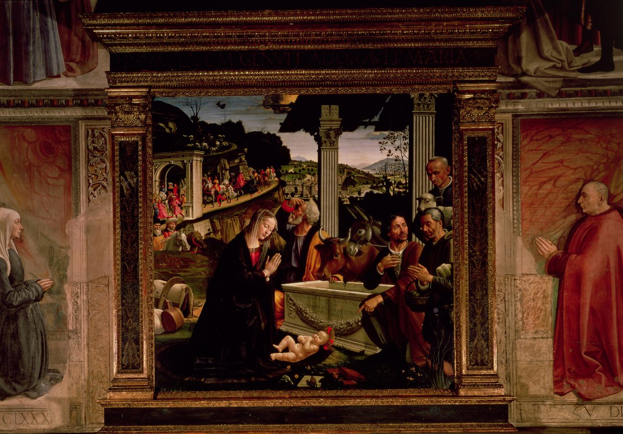 Kristi födelse av Domenico Ghirlandaio