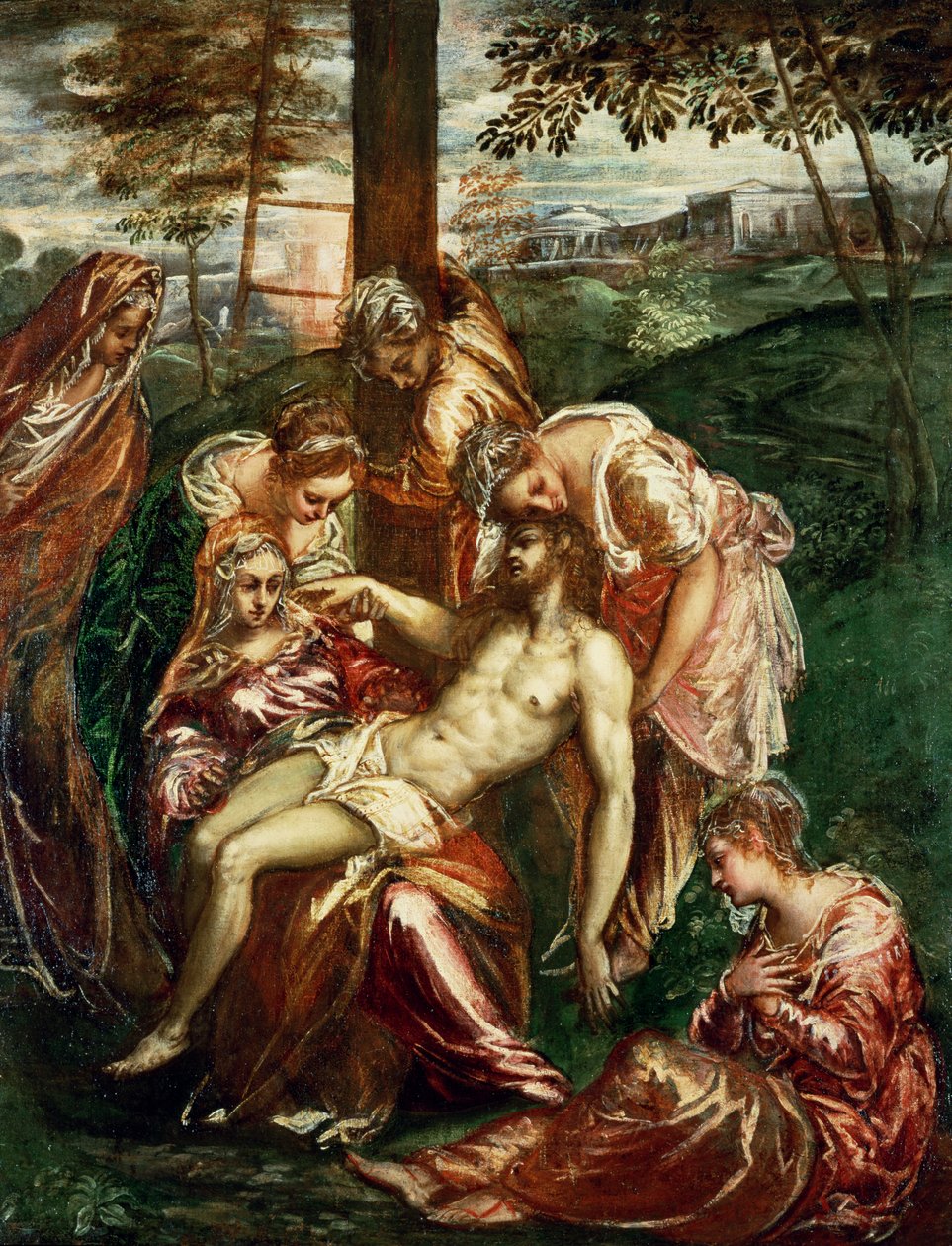 Nedstigning från korset av Domenico Robusti Tintoretto