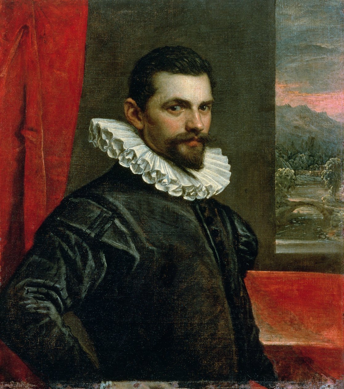 Porträtt av Francesco Bassano (1549-92) av Domenico Robusti Tintoretto