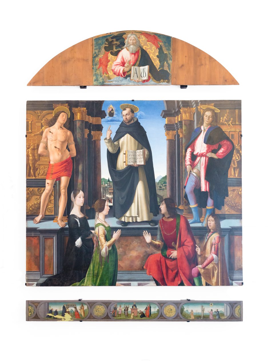 Altartavla av st. Vincent Ferrer av Domenico (1449 94) Ghirlandaio