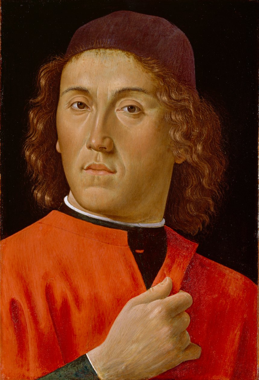 Ung man av Domenico Ghirlandaio