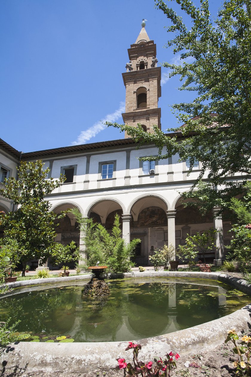 Arkitektur: utsikt över de dödas kloster av Domenico Baglioni