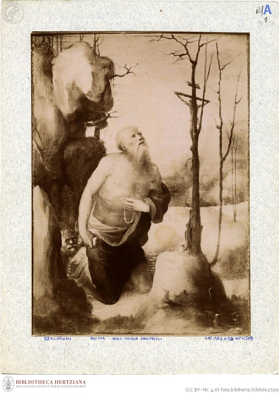 Beccafumi - Den botfärdige Jerome, inventarie nr 166 av Domenico Beccafumi