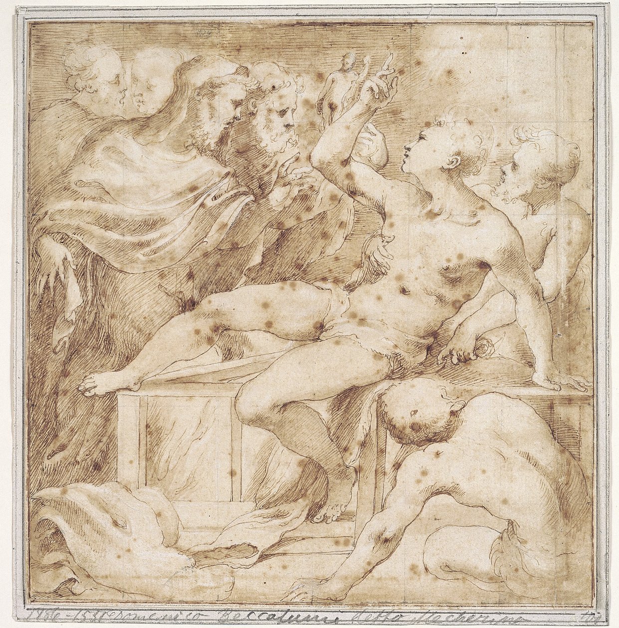 Lawrences martyrskap av Domenico Beccafumi