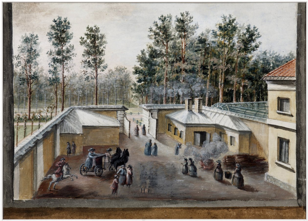 S:ta Maria Magdalenas sjukhus i Pavlovsk, ca 1783 av Domenico Felice Lamoni