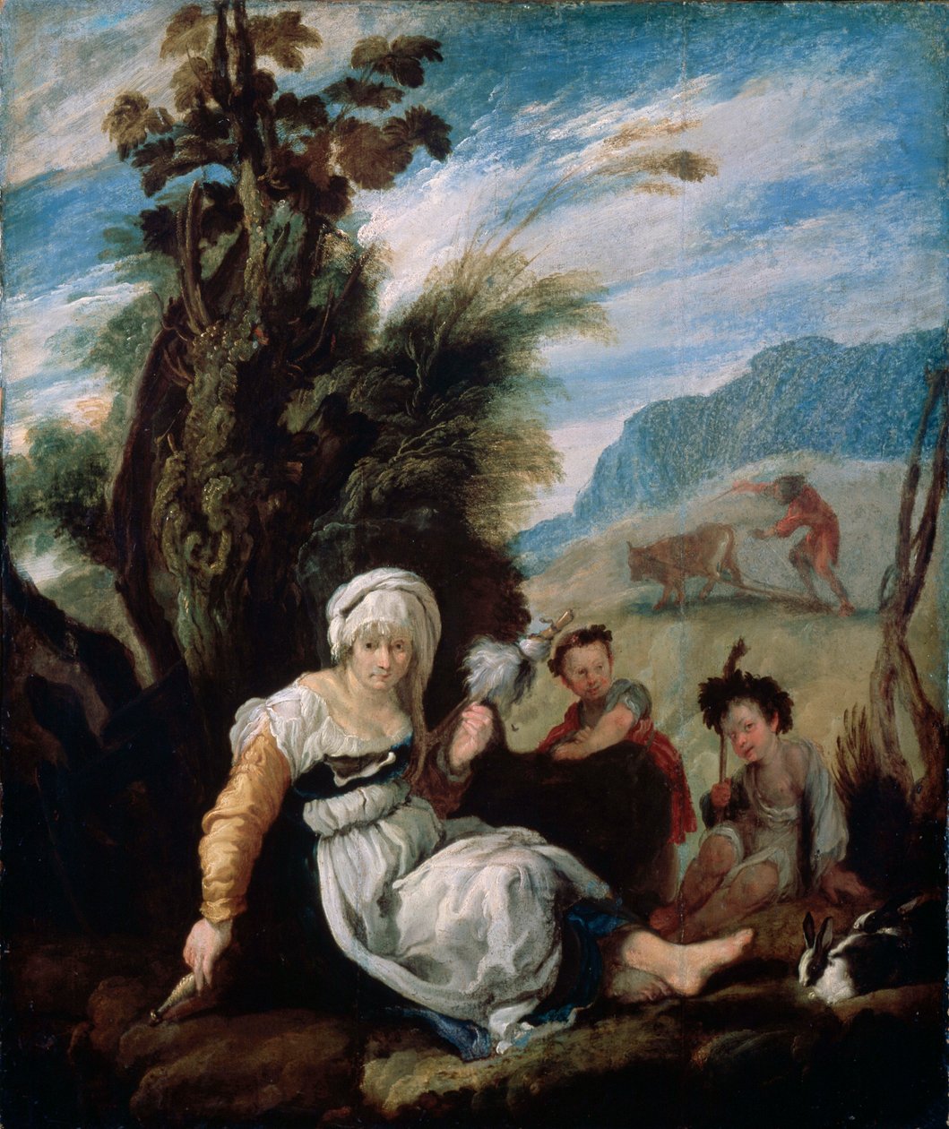 Adam och Eva, 1588 av Domenico Fetti or Feti