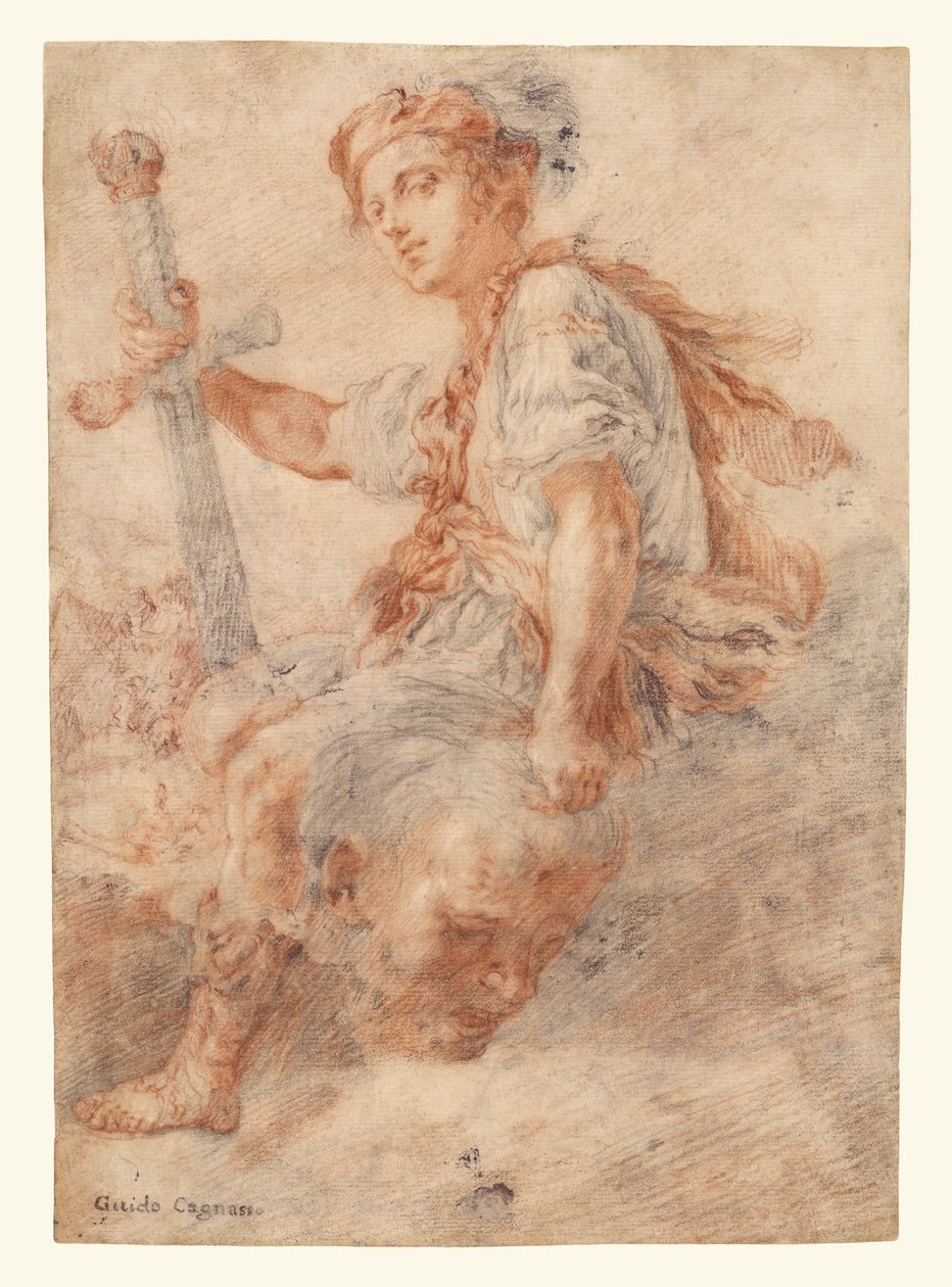 David med Goliat-huvudet av Domenico Fetti