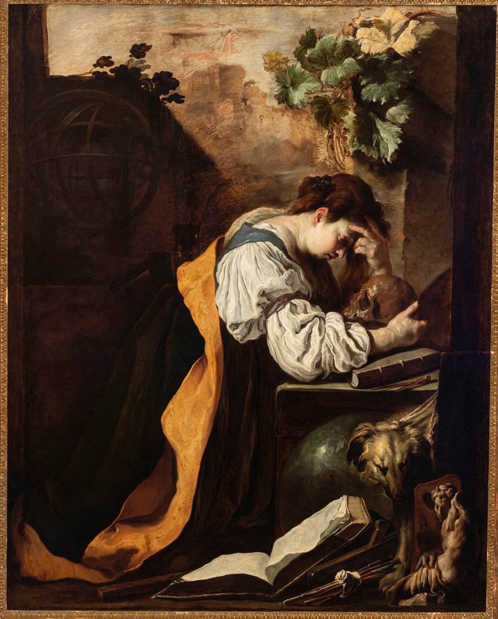 Meditation Malinconia, ca. 1618. av Domenico Fetti