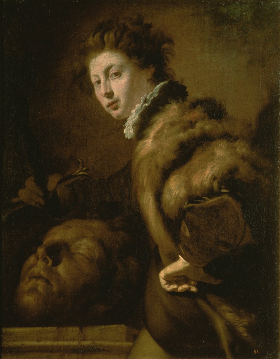 David med Goliats huvud av Domenico Fetti or Feti