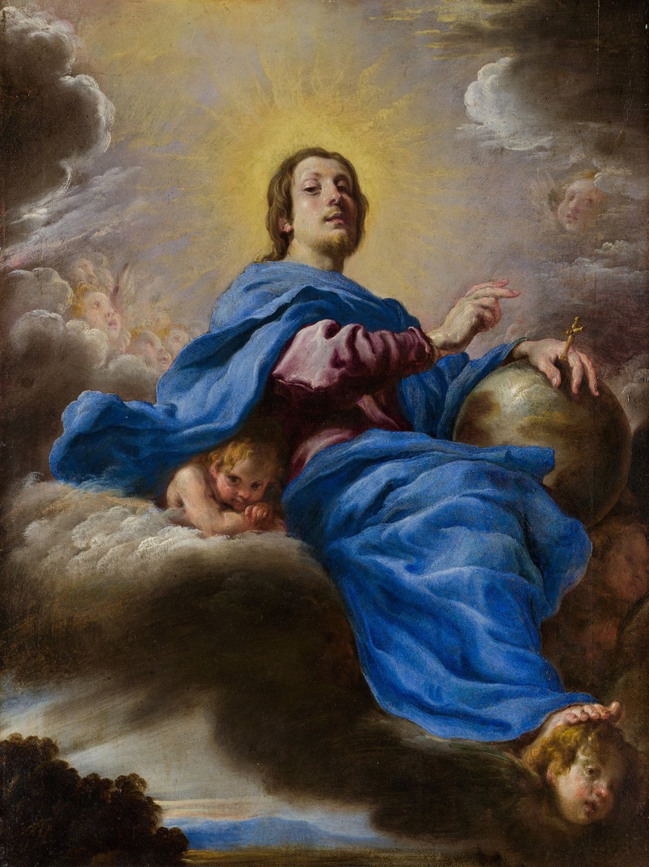 Salvator Mundi, c.1622-23 av Domenico Fetti or Feti