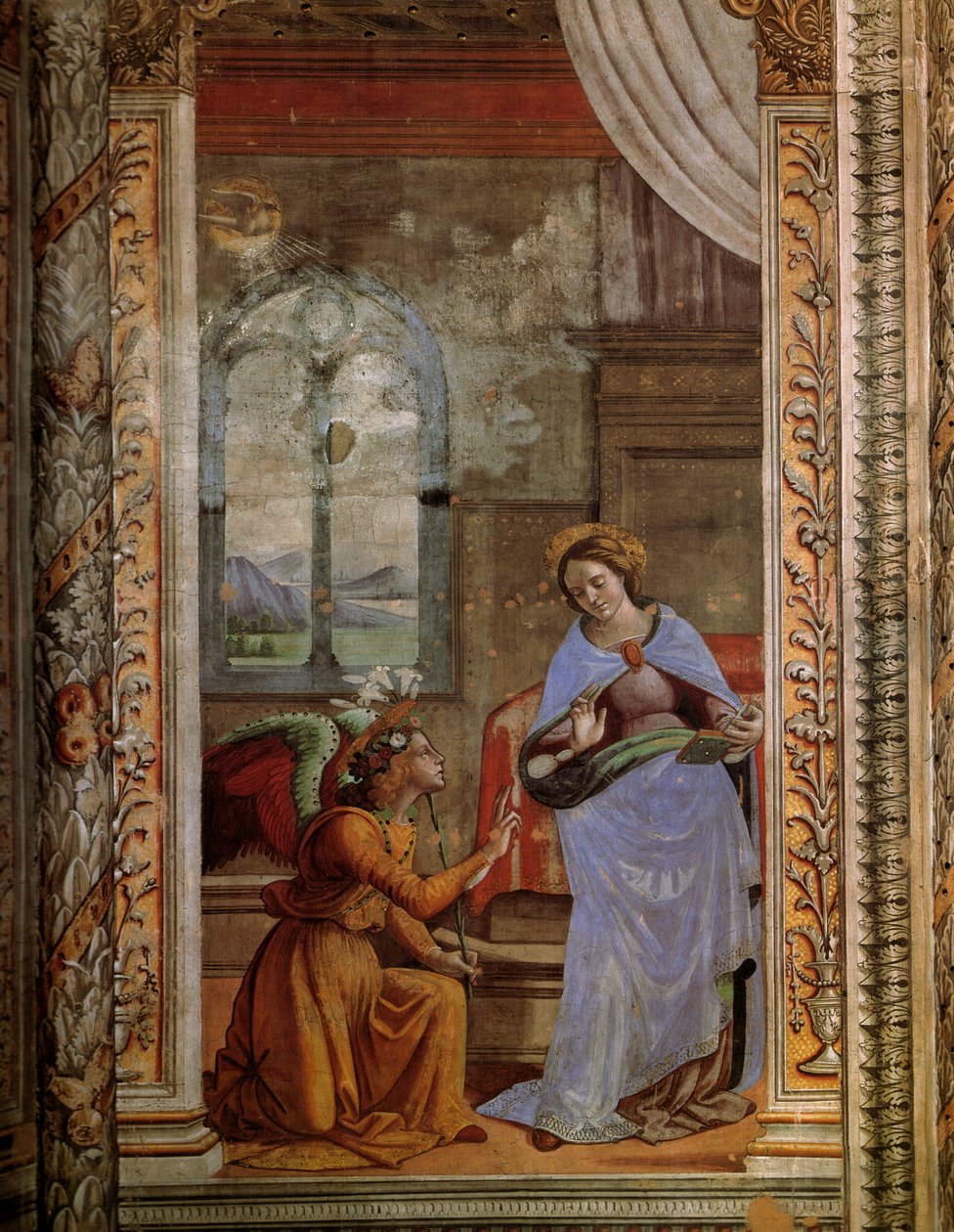 Bebådelse av Domenico Ghirlandaio