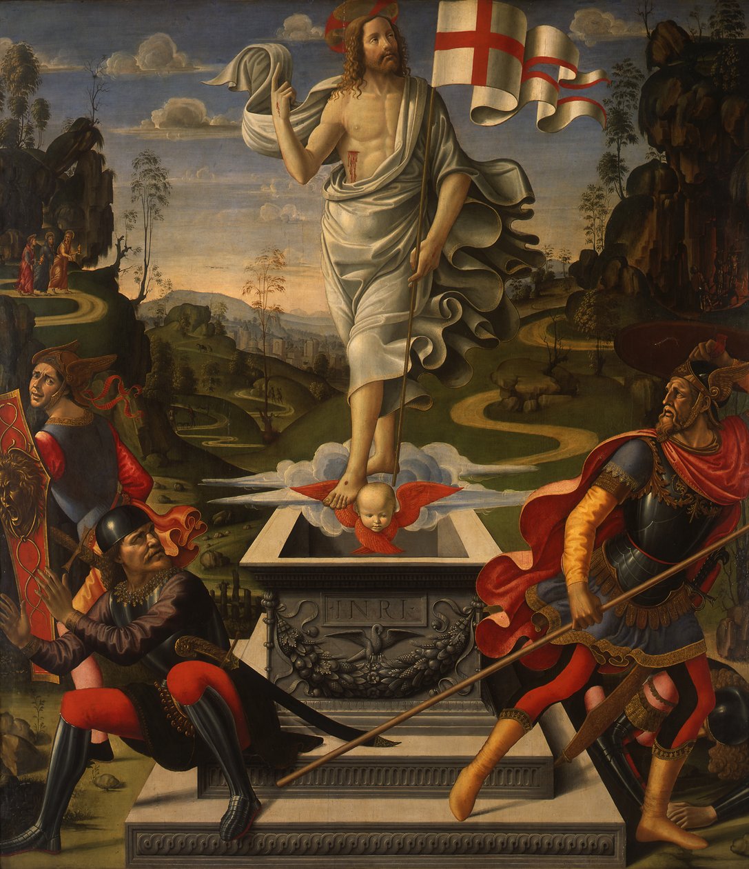 Kristi uppståndelse av Domenico Ghirlandaio