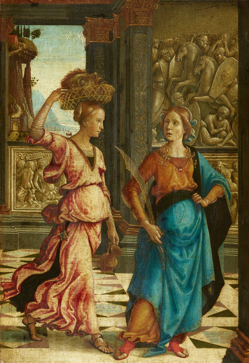 Judith med sin tjänstekvinna av Domenico Ghirlandaio