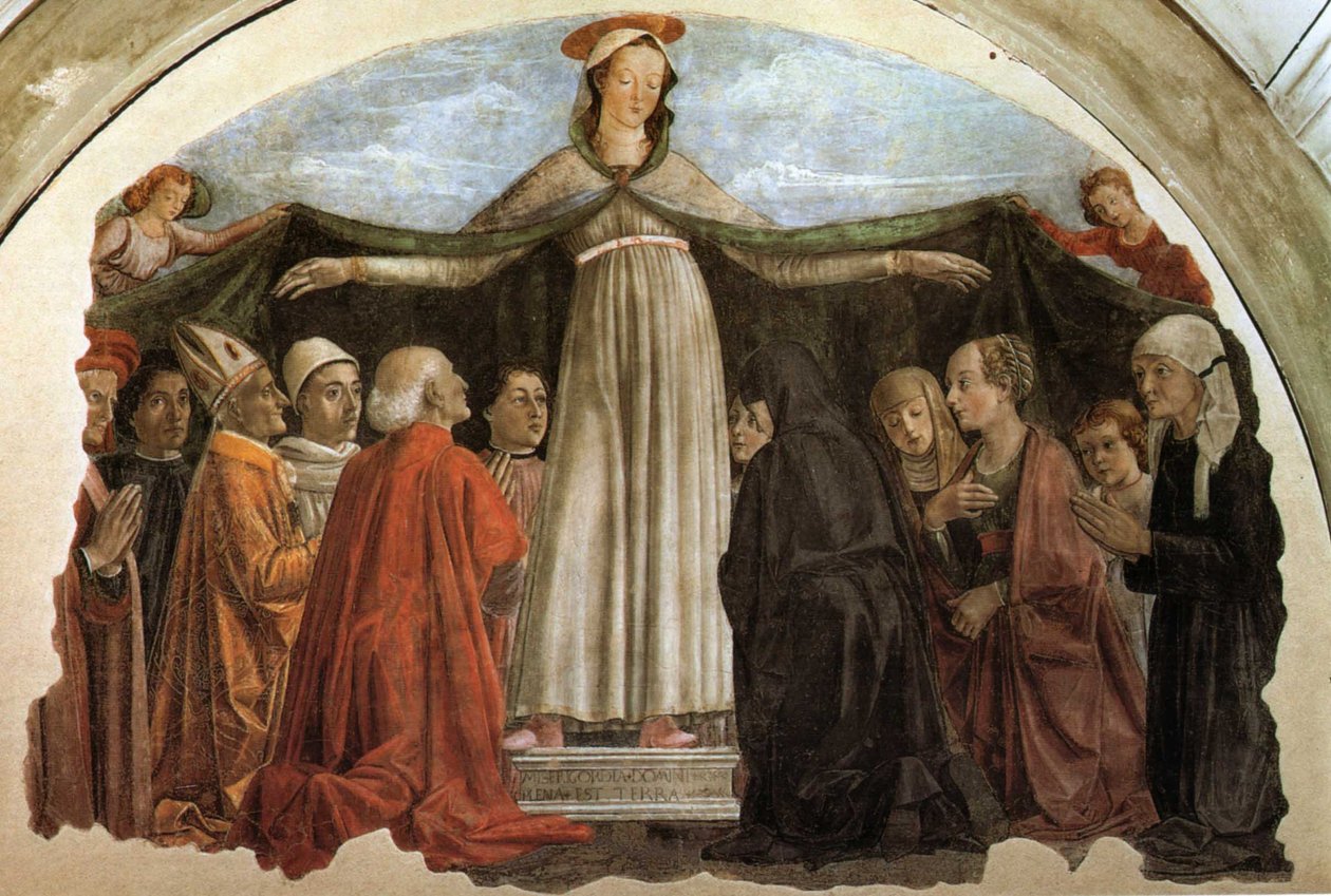 Barmhärtighetens och klagosångens madonna

   och Pieta av Domenico Ghirlandaio