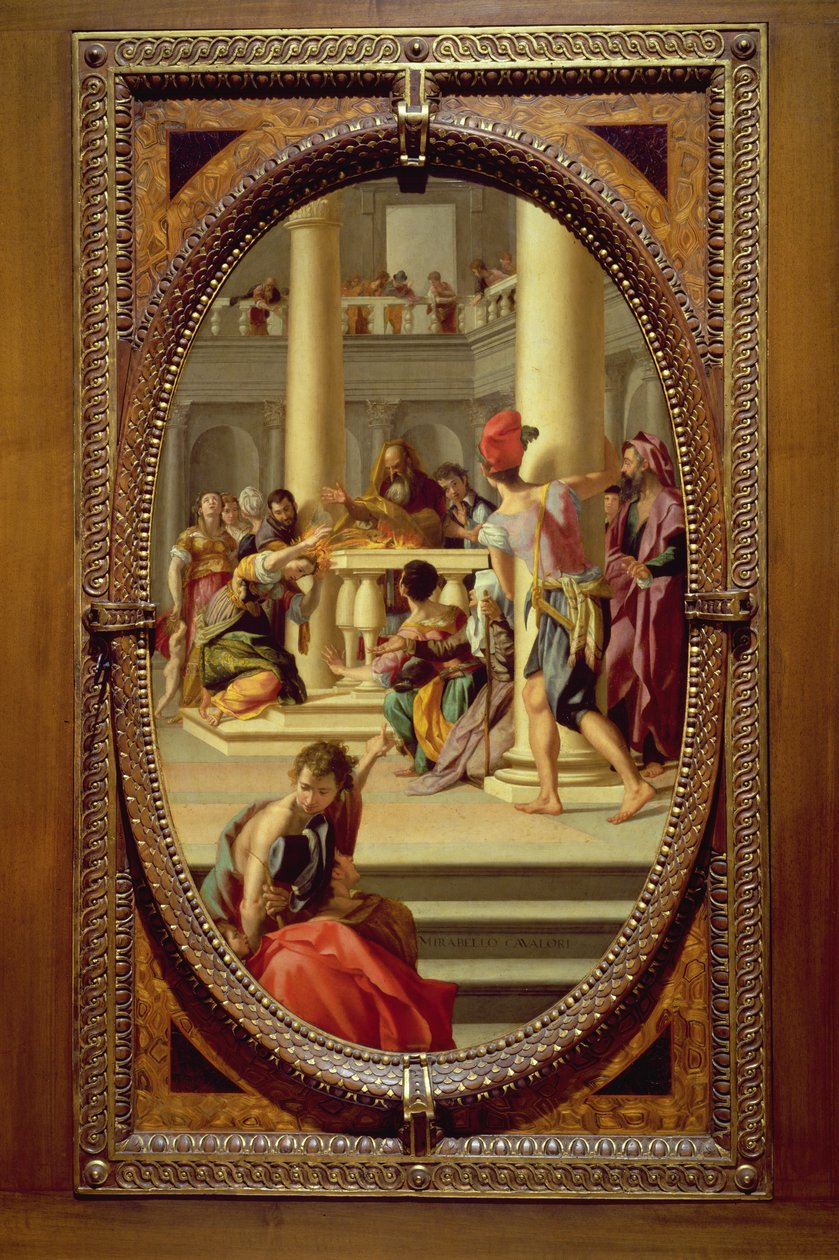 Nattvarden, detalj av två lärjungar, från klostrets matsal, fresk från 1480 av Domenico Ghirlandaio