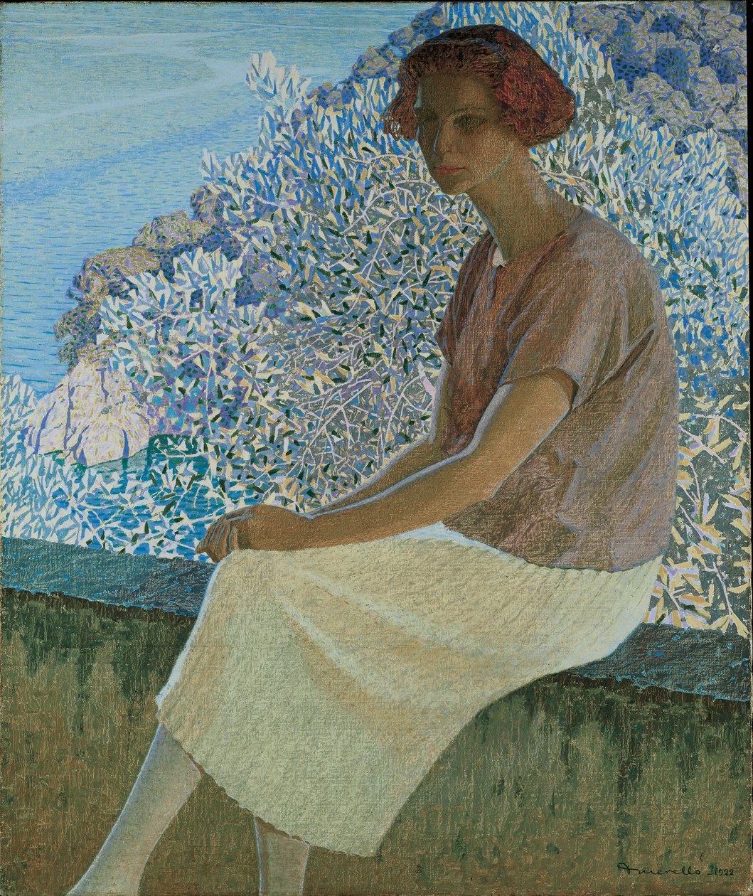 Argent lugnt. Porträtt av Alma Fidora, 1922. av Domenico Guerello