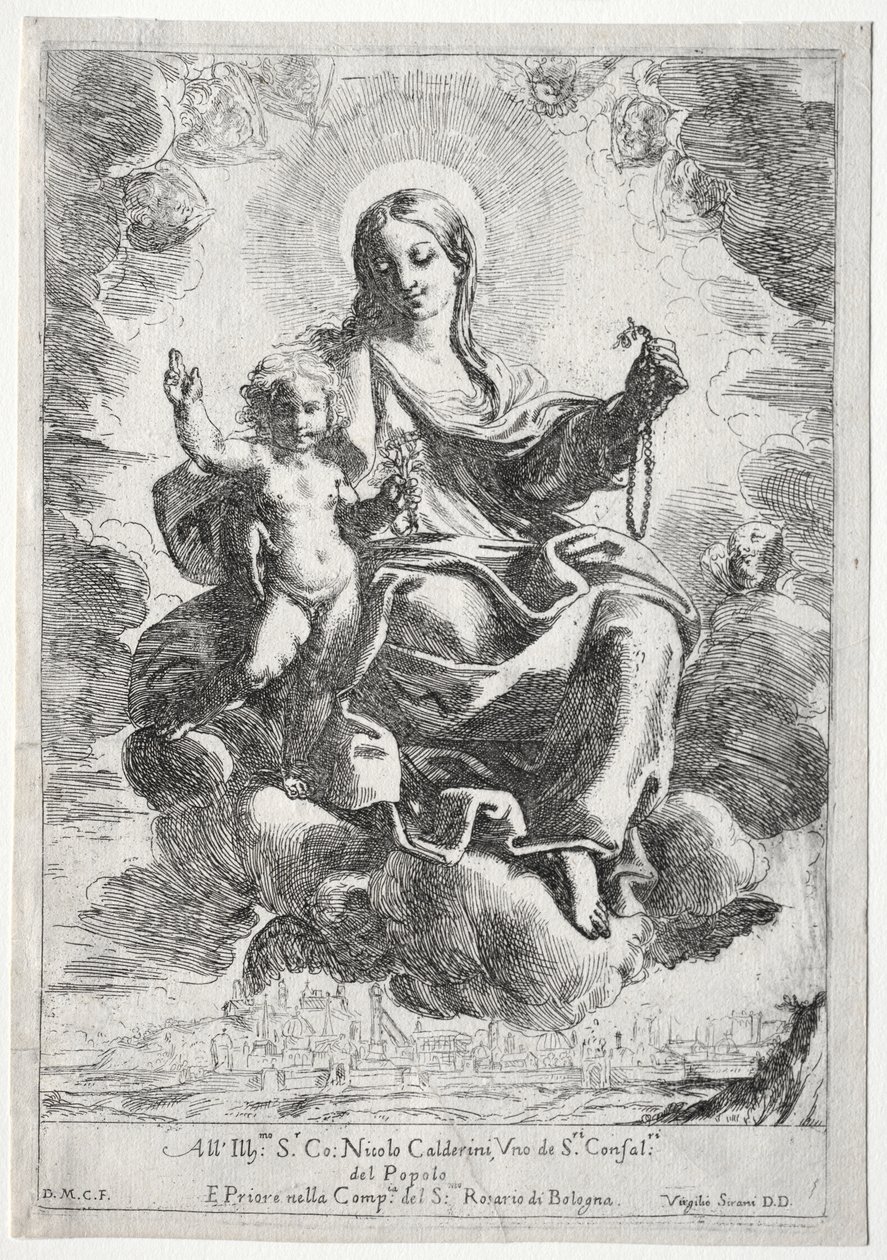 Madonna från Rosenkransen av Domenico Maria Canuti