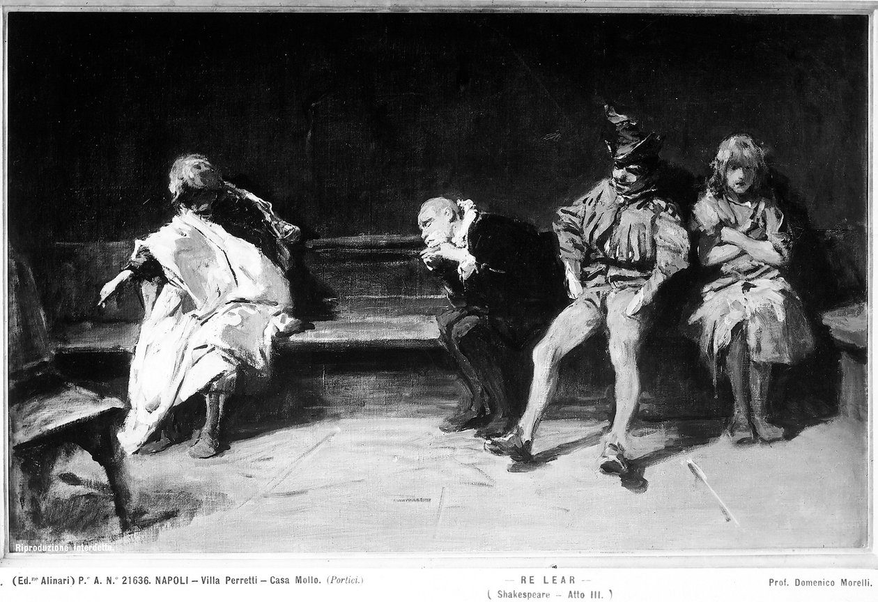 Kung Lear av Domenico Morelli
